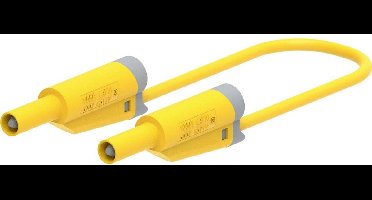 Electro PJP 2711-IEC-CD1-100J Meetsnoer Bananenstekker 4 mm 1 m Geel 1 stuk(s)