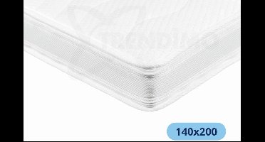 DUO TOPPER MATRAS Orthopedisch Luxe Topper Koudschuim 140x200 - Bamboo Tijk Extra Ventilerend