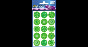 Creatieve stickers Neonbloemen