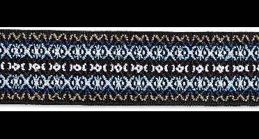 Elastiek Color 50 mm dessin blauw - Elastiek - Prym