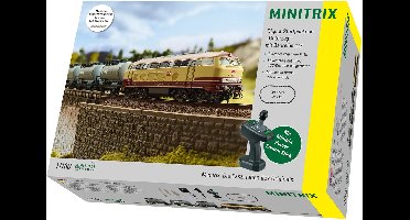 Minitrix digitale startset "Goederentrein" met Loc serie 217