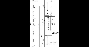 Nemef Meerpuntssluiting 4915-65U Senior - Cilinderbediend - DM 65 - PC 72 - 20x1700mm - D1/2/3/4 - SKG***