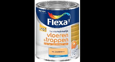 Flexa - Mooi Makkelijk Vloeren & Trappen Zijdeglans - Vol Goudsbloem - Mengverf - 0.75 L