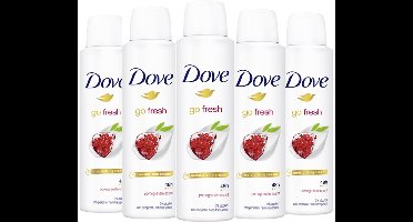 Dove Deo Spray - Go Fresh Granaatappel - 5 x 150 ml - Pomegranate & Lemon Verbana