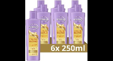 Andrélon - Shampoo - Stralend Blond - 6 x 250 ml