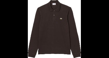 Lacoste Classic Fit polo lange mouw - donkerbruin