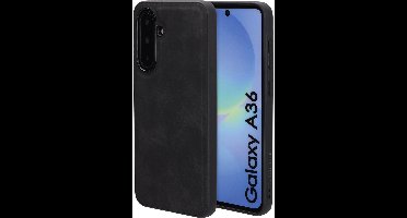 Mobiparts Classic Backcover geschikt voor Samsung Galaxy A36 Graphite - Zwart - MagSafe