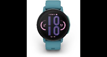 Garmin Bounce 2 - Smartwatch voor kinderen - 43 mm - AMOLED - Live locatie-tracking - Turquoise
