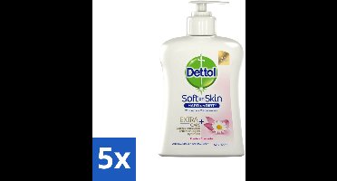 5 x Dettol - Handzeep - Antibacterieel - Hydraterend - Kamille - 250 ml - Handzeep - Antibacterieel - Hydraterend - Kamille - Handwas