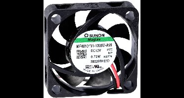 Sunon MF40101VX-1000U-A99 Axiaalventilator 12 V/DC 16.81 m³/h (l x b x h) 10 x 40 x 40 mm