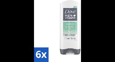 6 x Dove - Shower Gel - 3-in-1 - Men Care Sensitive - Verfrissend en zacht - 400 ml - Dove Men Care - Douchegel - Gevoelige Huid - 3-in-1 - Lichaam Verzorging