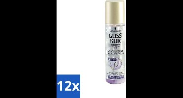 12 x Gliss-Kur - Anti-Klit Spray - Winter Repair - Makkelijke Kambaarheid - 200 ml - Haarkleur - Haarkleur - Haarkleur - Haarkleur - Haarkleur