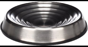 Flamingo - Eetschaal kat Lajla Rond Zilver 200 ML