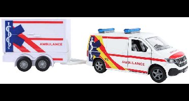 Kids Globe VW Transporter Ambulance met Aanhangwagen