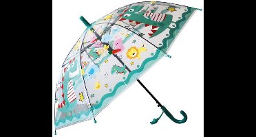 Kinder Paraplu | Dieren | Zoo motive | doorzichtig plastic | 96 cm