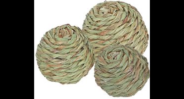 Boon Grasbal Geweven met Bel - 8 cm