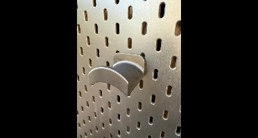 Headset houder voor IKEA Skadis Pegboard - Koptelefoon haak - Headset stand - Headset hanger - makkelijk je gaming headset of koptelefoon ophangen - Zwart