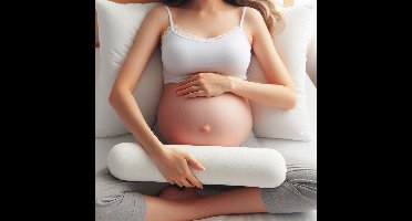 Guling Mini Medium 300gr, Prosoft™ Low Sweat Ademende Microvezel, ~45xØ15-20cm. Met hoes. Ergonomisch -Orthopedisch Bolster - Lichaamsondersteuning – Voor rug, nek, been, knieën of heupen. Voor een betere nachtrust, ook voor senioren. Bantal Pollo#