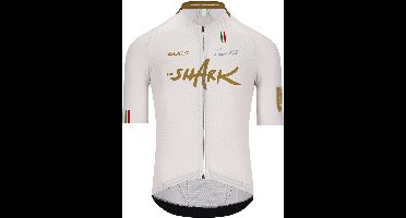 Q36.5 R2 Light Nibali Shark Korte Mouw Wielertrui Wit,Zwart L Man
