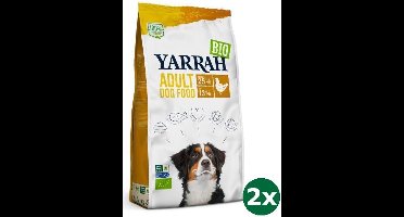 2x10 kg Yarrah dog biologische brokken kip hondenvoer NL-BIO-01