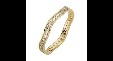 Orolino Ring 333/- Gelbgold glanz synth. Zirkonia