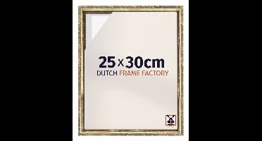 Baklijst 25x30 cm - Goud Antiek - Geschikt voor Canvasdoek - MDF Baklijst Lausanne