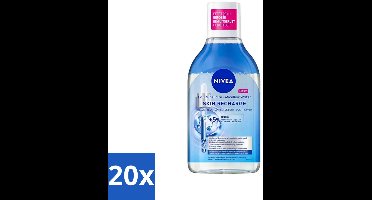 NIVEA - Micellair Water - Serum Verrijkt Opladend - Verwijdert Waterbestendige Make-up - 400 ml - Bulkverpakking - 20 stuks