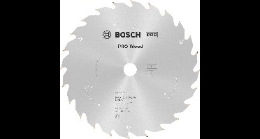 Bosch 2608837681 Cirkelzaagblad - 165 x 15,875 x 24T - Hout