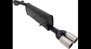 Sportuitlaat Seat Ibiza 6J / 6P - Sporteinddemper Zwart - Viking Choice