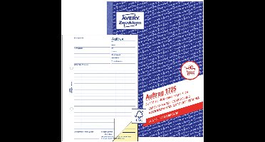 Avery-Zweckform Opdrachtformulier 1725 DIN A5 staand Aantal paginas: 80