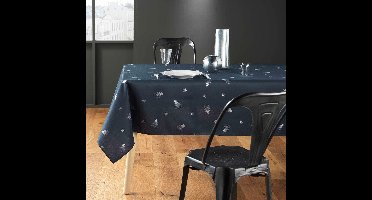 Kerst rechthoekig tafelkleed - Vlekbestendig / waterdicht materiaal - Zilverspar - Verschillende maten