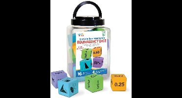 XL foam dobbelstenen equivalenten - meerdere weergaves (16 st.)