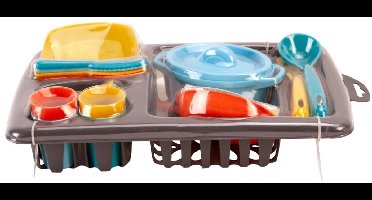 Afdruiprek Met Servies - Afdruiprek Met Servies