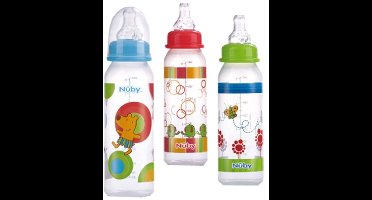Nuby Baby Drinkfles 240ml Assorti