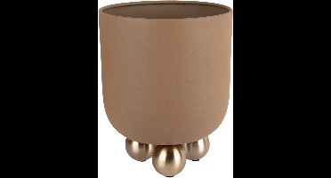 Present Time - Bloempot Estilo Large - Mocha brown
