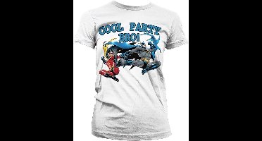 Batman Cool Party Bro! Girly T-Shirt Damen White-L