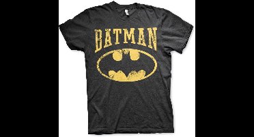 Batman Vintage Big Tall T-Shirt WB-1-BAT028-H50-9 Black-4XL