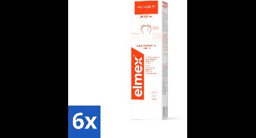 6 x Elmex Tandpasta Anti-Cariës Original 75 ml - Anti-cariës - Tandpasta - Cariës - Gaatjes - Tandglazuur