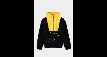 Pokémon - Pikachu Sherpa Premium Hoodie/trui - L - Zwart/Geel