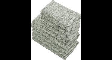 Linden&Green - Badhanddoek - 8 Delig- 4 Handdoeken 50x100 cm & 4 Badhanddoeken 70x140 cm- 100% Katoen - Groene Handdoeken