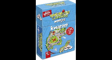 Vakantielanden Weetjes Kwartet - Kaartspel - Boordevol leuke feitjes over populaire vakantiebestemmingen