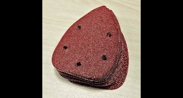 Delta Schuurpapier | 104 x 145 mm | Assortie | 10 stuks | Korrel 2 x 80 - 4 x 180 - 4 x 400