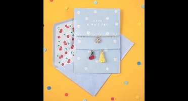 Wenskaart - Have a nice Day met armbandjes