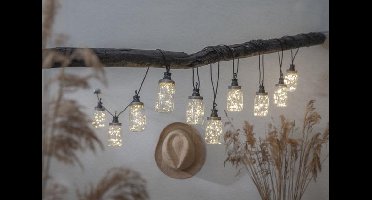 RTM Lighting Lichtsnoer 450cm met 10 lampjes -Warm Wit