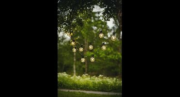 RTM Lighting Lichtsnoer 450cm met 10 lampjes -Warm Wit- prikkabel - lichtsnoer