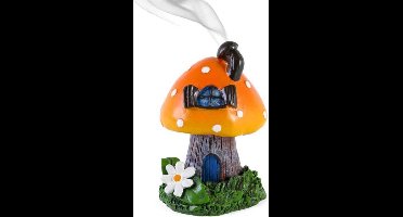 Something Different Wierookhouder Orange smoking Toadstool Oranje
