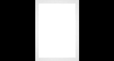 Passe-Partout Fotomaat 20x40 cm - Lijstmaat 32x45 cm - Wit - Museumkarton - Fotolijst niet inbegrepen