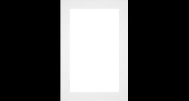 Passe-Partout Fotomaat 15x20 cm - Lijstmaat 20x30 cm - Wit - Museumkarton - Fotolijst niet inbegrepen