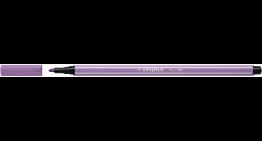 STABILO Pen 68 Brush - Premium Brush Viltstift - Grey Violet - per stuk