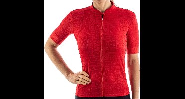 Castelli Fietsshirt korte mouwen Dames Rood  - PROMESSA JACQUARD JERSEY RED -  XL